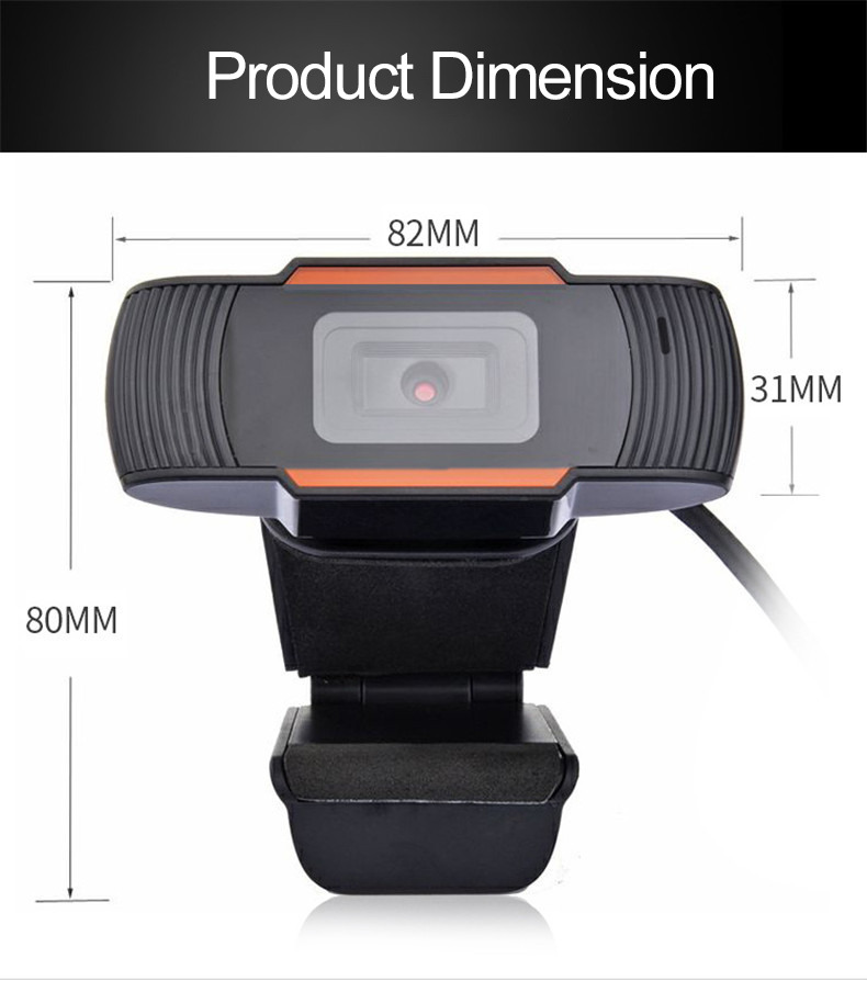 1080P HD Webcam with Auto Focus and Built-in Mic for Enhanced Video Communication