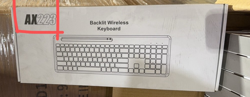AX223 Wireless Keyboard with Dual Connectivity
