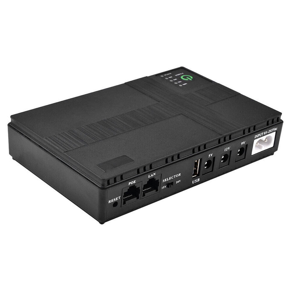 10400mAh Portable UPS Battery Backup for Home Security
