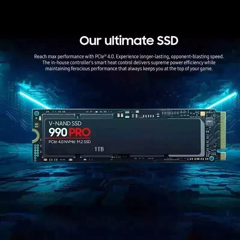 Ultra-Fast 4TB M.2 NVMe PCIe 4.0 SSD | Up to 7300MB/s
