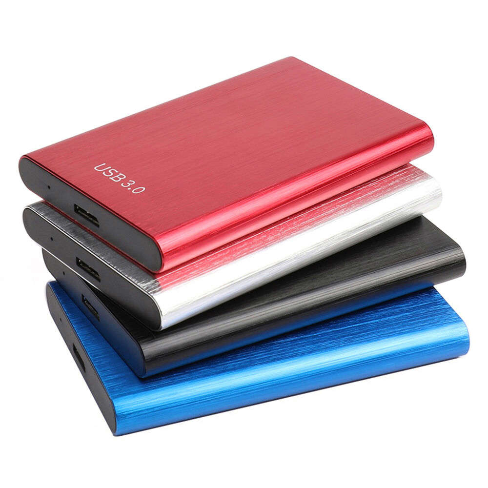 High-Speed USB 3.0 Portable External Hard Drive - 1TB/2TB/4TB