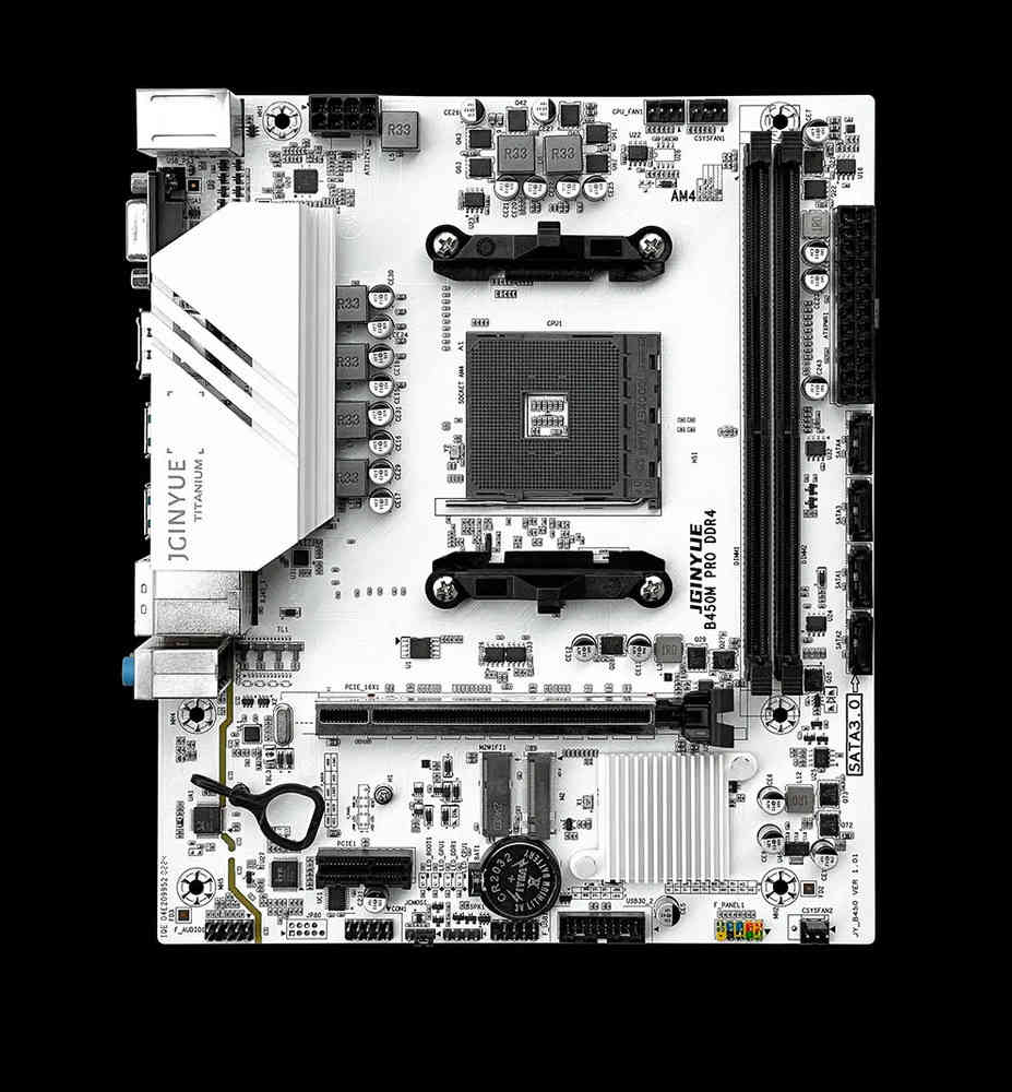 AMD AM4 B450M Pro Motherboard - High-Performance, Versatile Compatibility