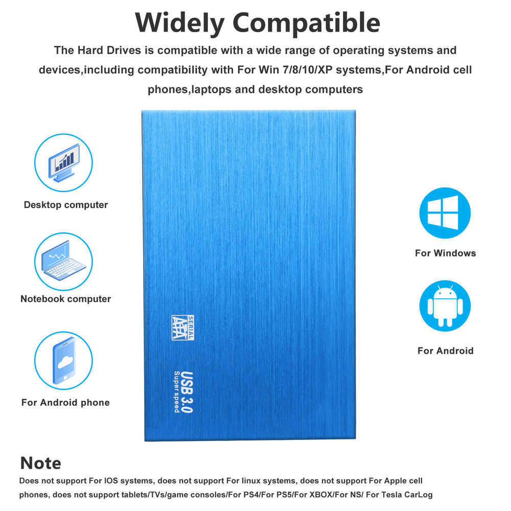Ultra-Fast Portable External HDD Hard Disk Drive