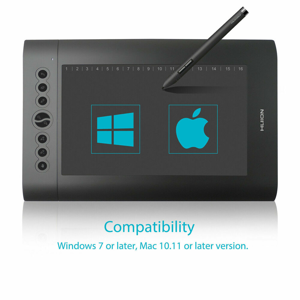 HUION H610 PRO V2 Graphics Tablet - 10x6.25" Professional Drawing Tablet