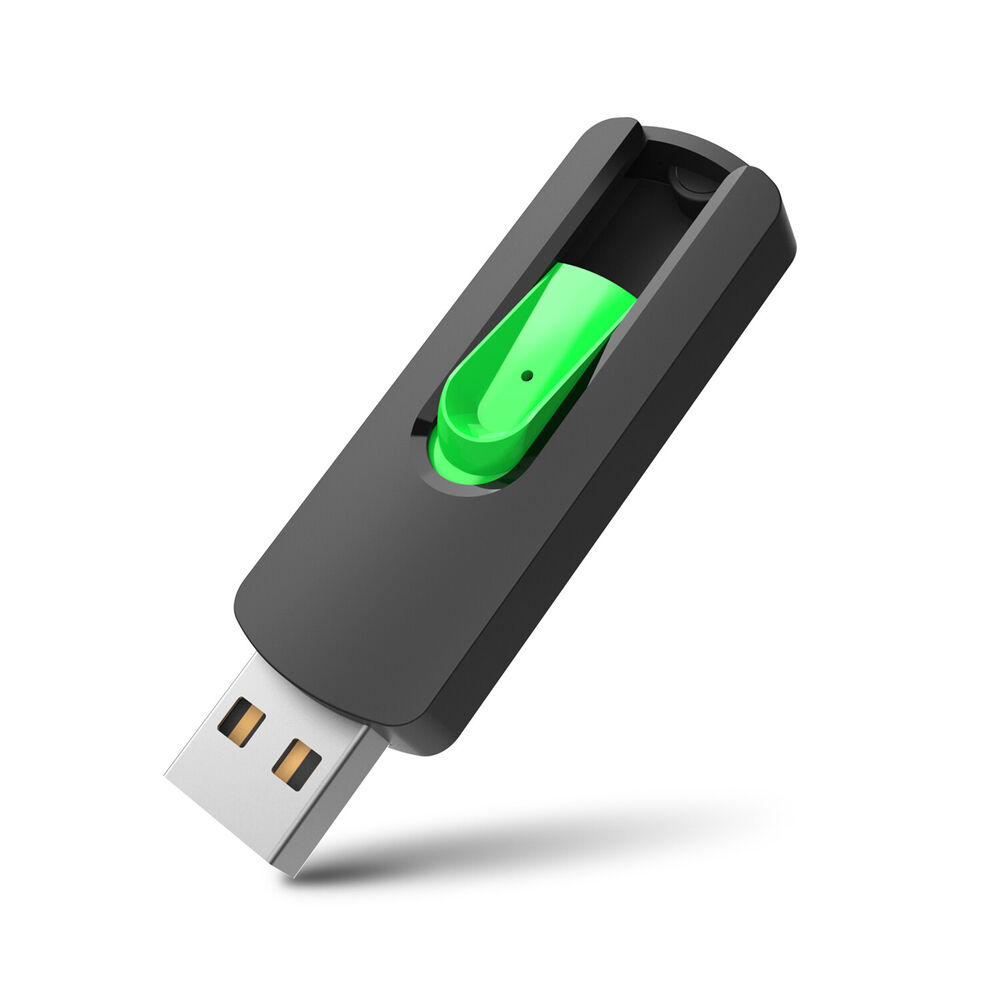 Enhanced Storage with Retractable USB 2.0 Flash Drive