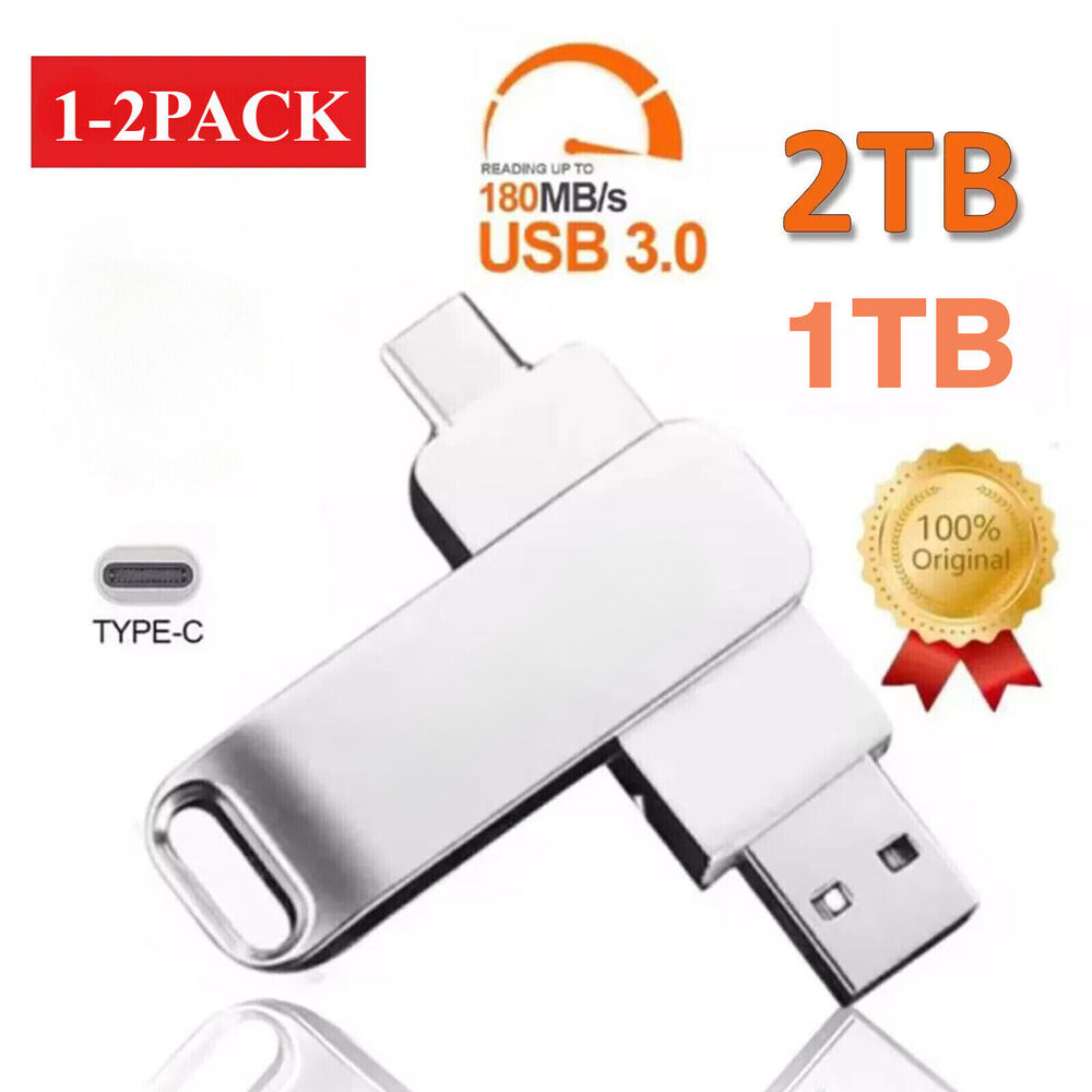 Ultra-Fast High-Capacity USB 3.2 Flash Drive - 2TB to 64TB