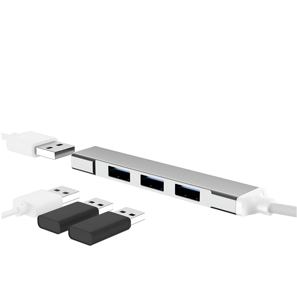 USB 3.0 4-Port Hub Splitter - Enhanced Connectivity for Multiple Devices