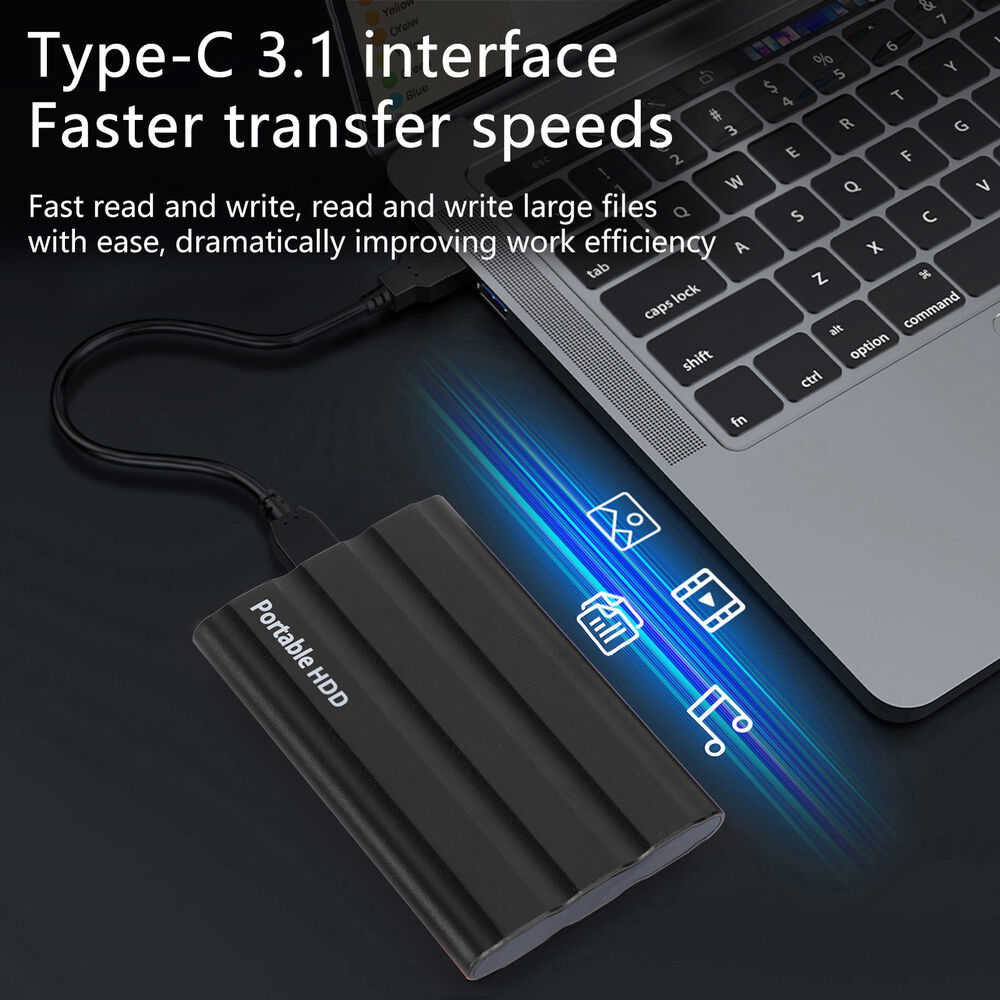 High-Capacity USB 3.0 External Hard Drive - Versatile Storage for All Devices