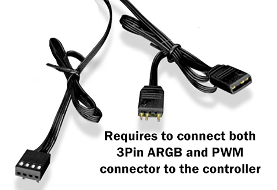 Cosmiq ARGB 120mm Modular Fan Daisy Chain - Enhanced PC Cooling System