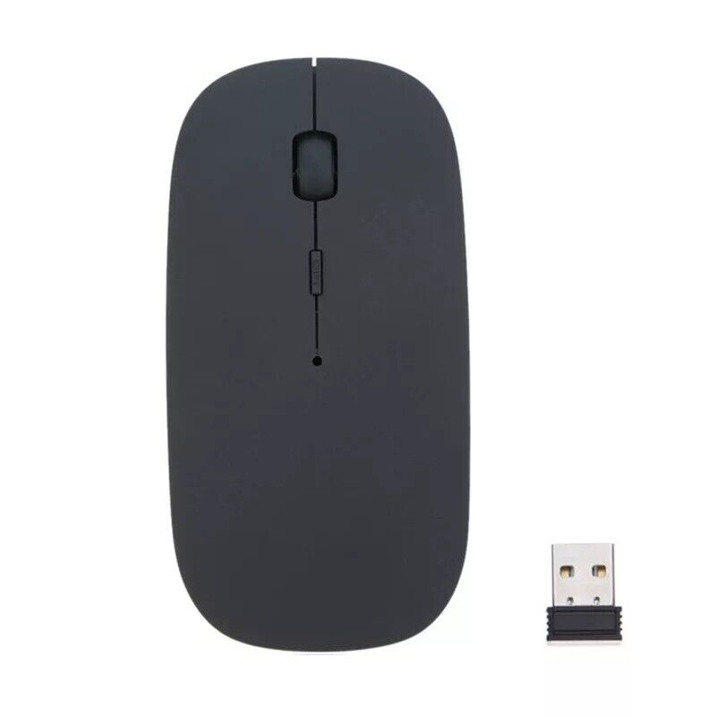 Ergonomic 2.4GHz Wireless Optical Mouse for Apple Devices