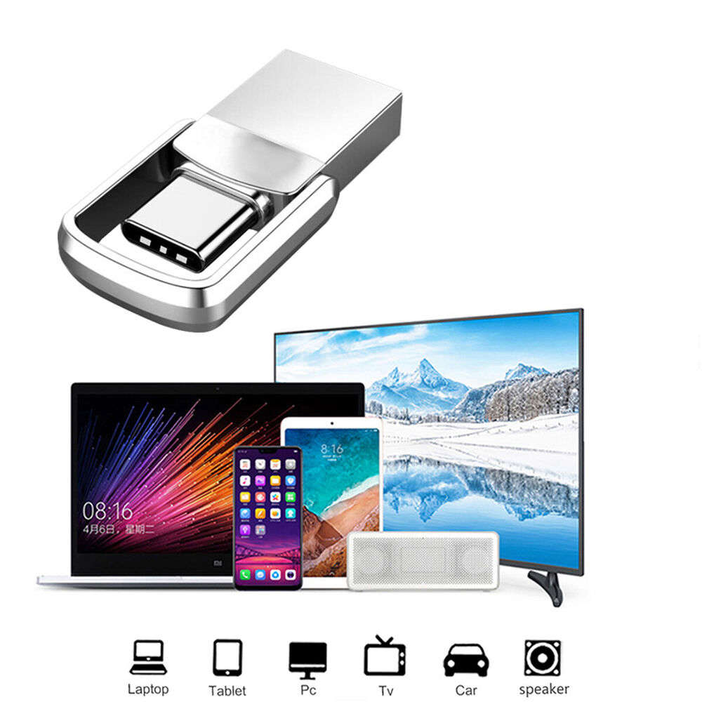 High-Capacity 1TB/2TB USB 3.0 Type-C Flash Drive for Speedy Data Transfer