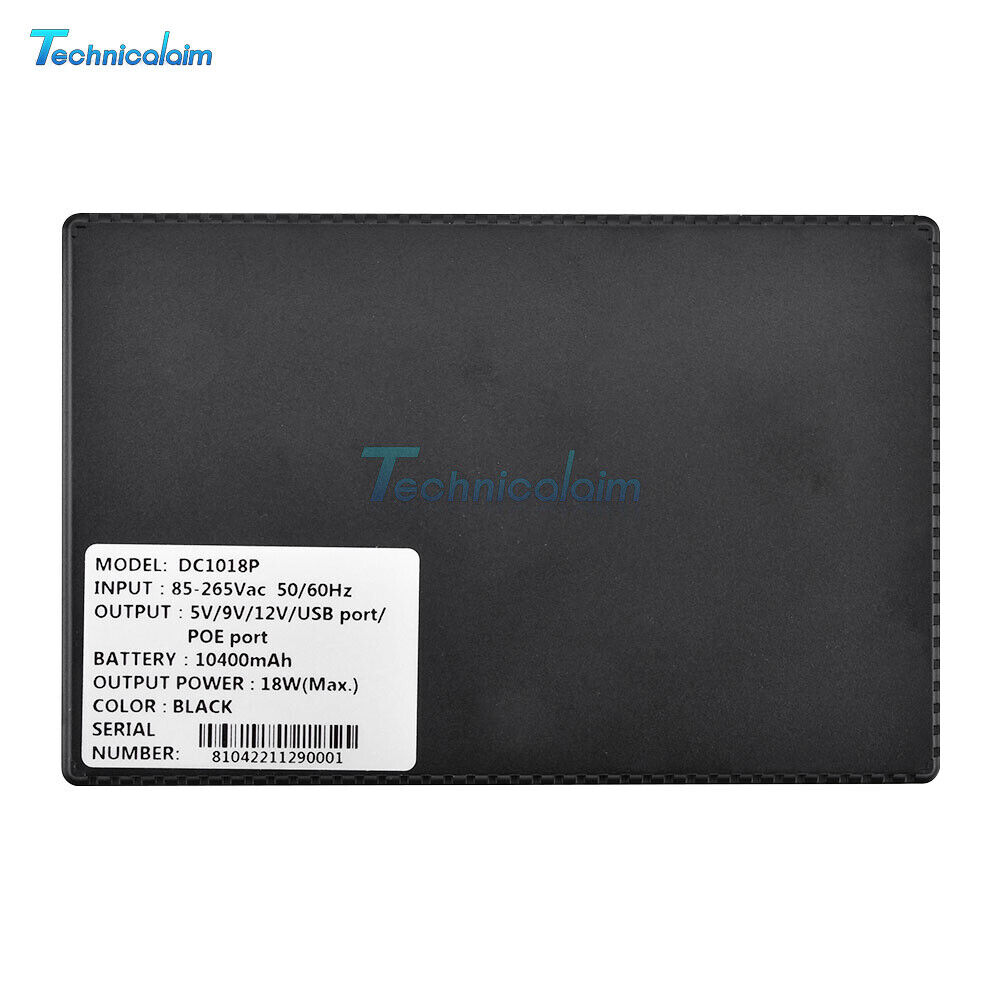 Portable 10400mAh UPS Power Supply for WiFi Routers