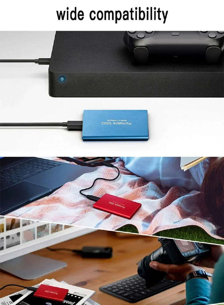 1TB High-Speed USB 3.1 Type-C External SSD - Portable Storage Solution