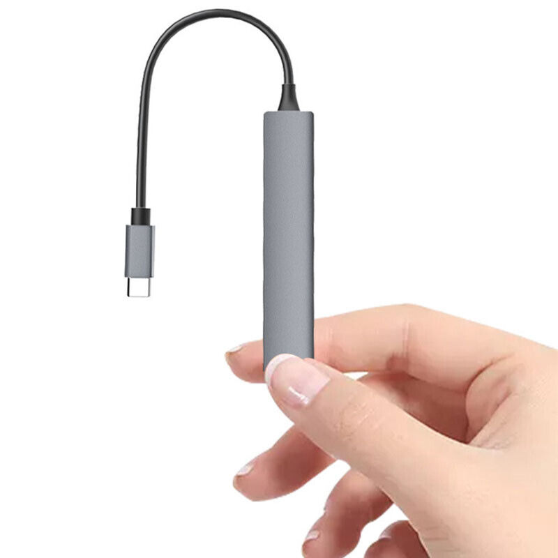4-Port USB-C Hub Adapter for Enhanced Connectivity
