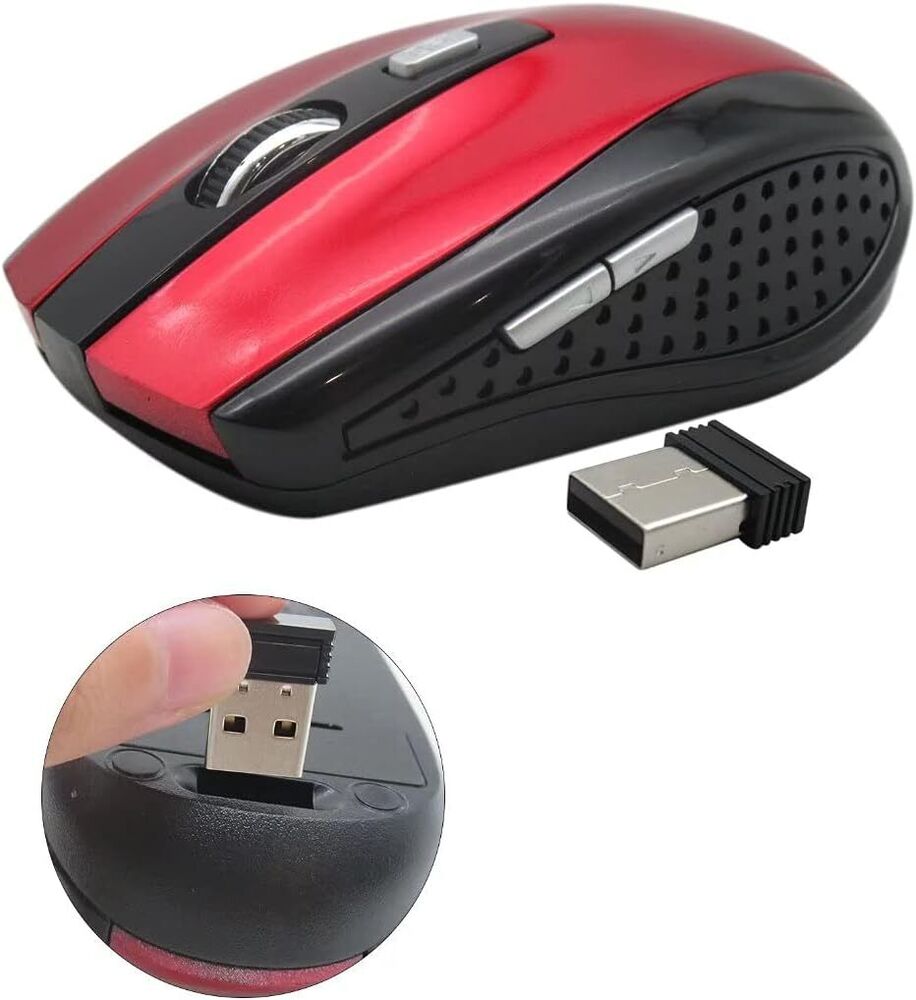 2.4GHz Dual Wireless Optical Mouse with Adjustable DPI