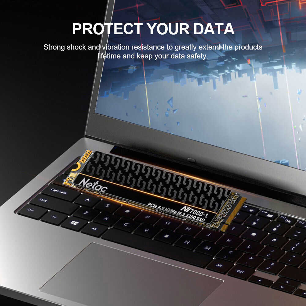 Netac High-Speed PS5 SSDs - 4TB & 2TB PCIe 4.0 NVMe Storage