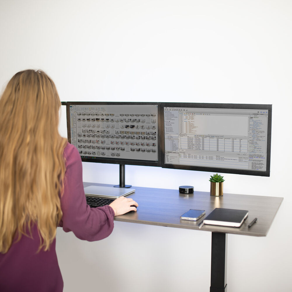 VIVO Triple Monitor Articulating Stand for Enhanced Productivity