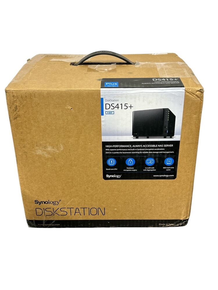 Synology DS415+ 4-Bay NAS Server for Network Storage Solutions