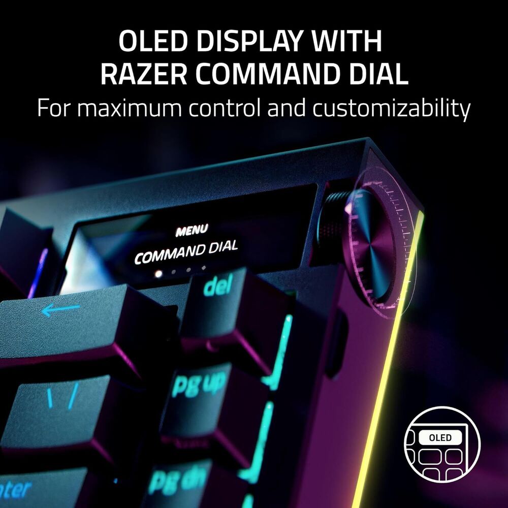 Razer BlackWidow V4 Pro 75% Wireless Gaming Keyboard - Certified Refurbished