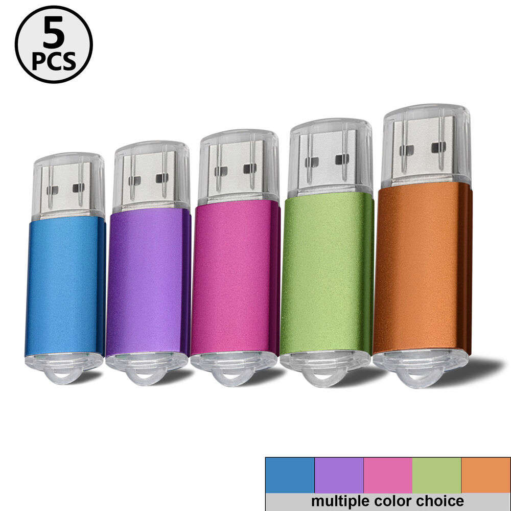 High-Capacity USB Flash Drives - 1GB to 128GB