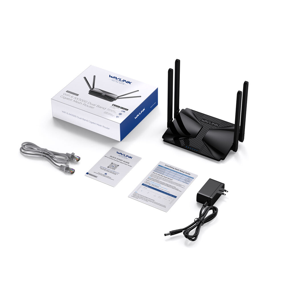 High-Speed Wi-Fi 6 Mesh Router with Gigabit Ports