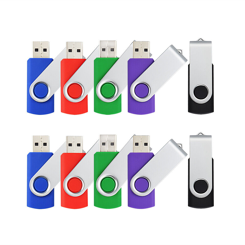 High-Capacity USB Flash Drives - 1GB to 128GB