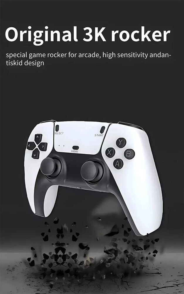 M15 4K 64G HDMI TV Video Game Stick with Gamepad and 2 Wireless Controllers