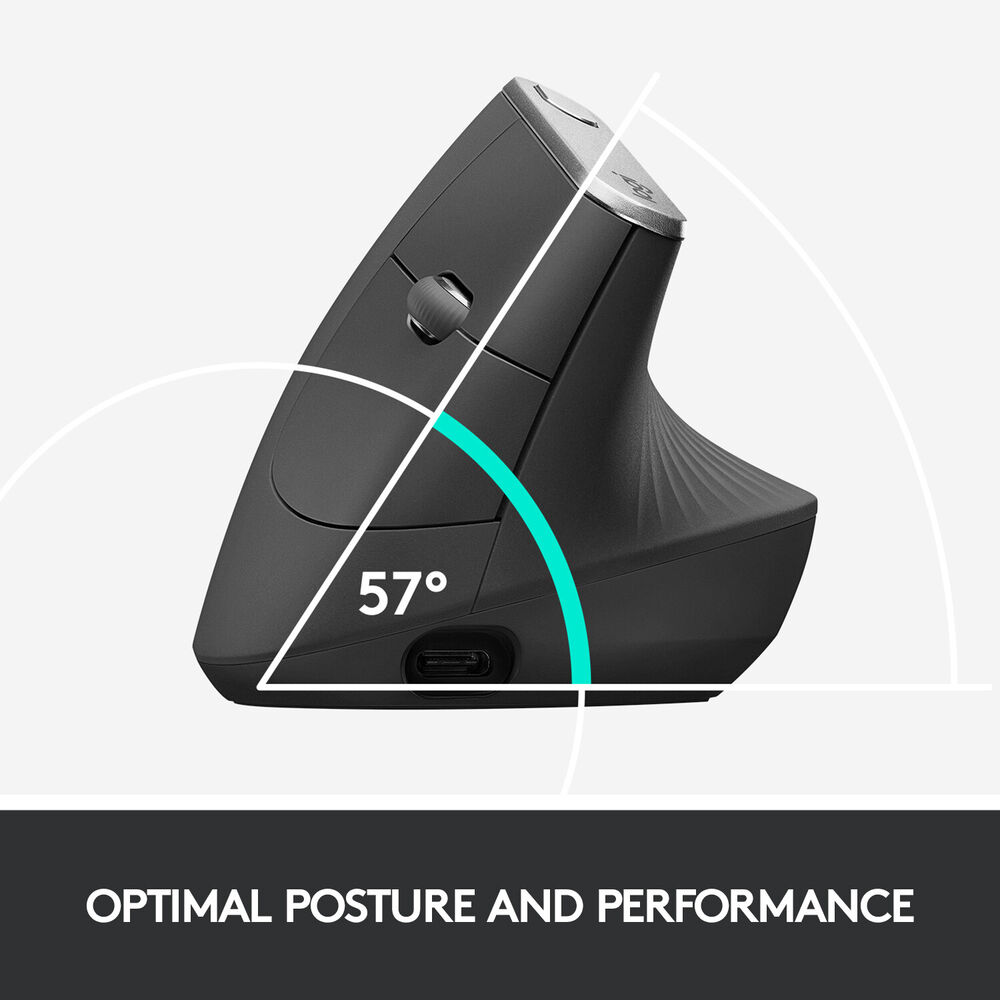 Logitech MX Vertical Wireless Mouse - Ergonomic Design