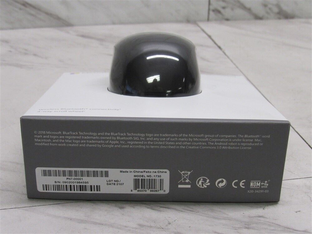 Microsoft Bluetooth Mobile Mouse 3600 Black Wireless