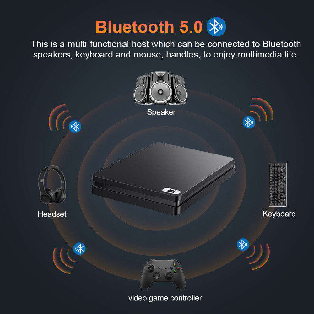 4K HDR Smart TV Box with Wifi and Wireless Screen Projection