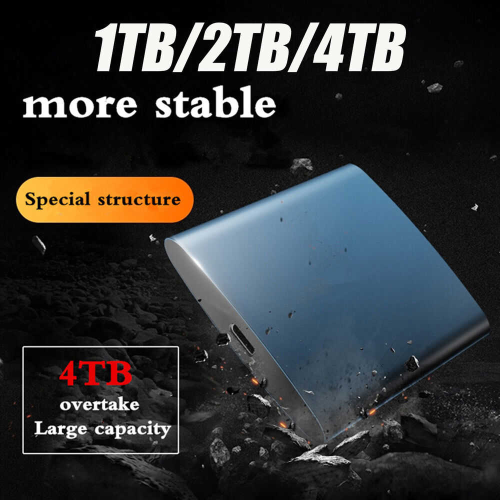 Portable External Hard Disk Drive Type-C 3.1 for Windows