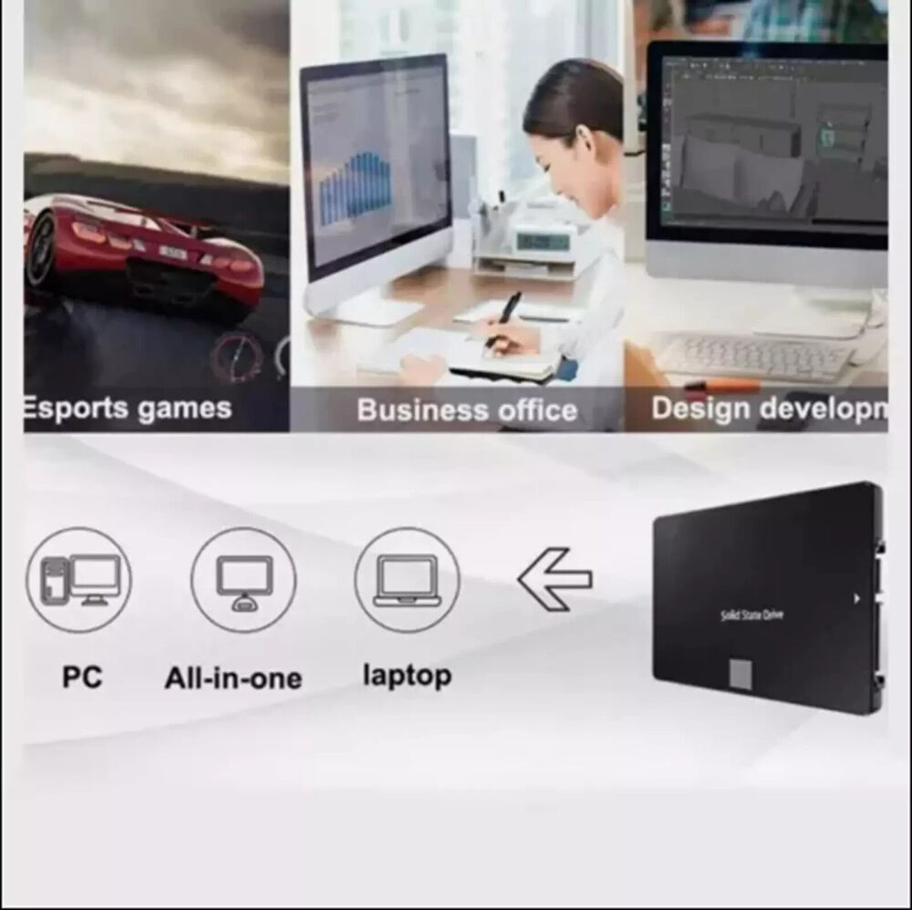 High-Capacity SSD Storage Drives for PC/MAC