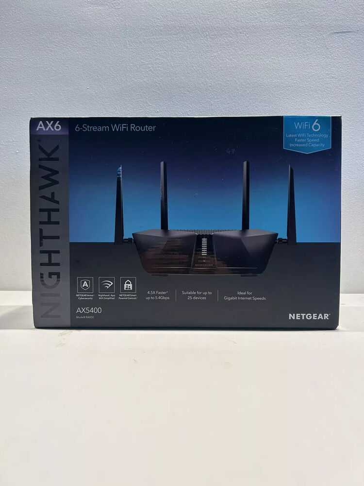 NETGEAR RAX50 Dual-Band AX5400 Wi-Fi 6 Router