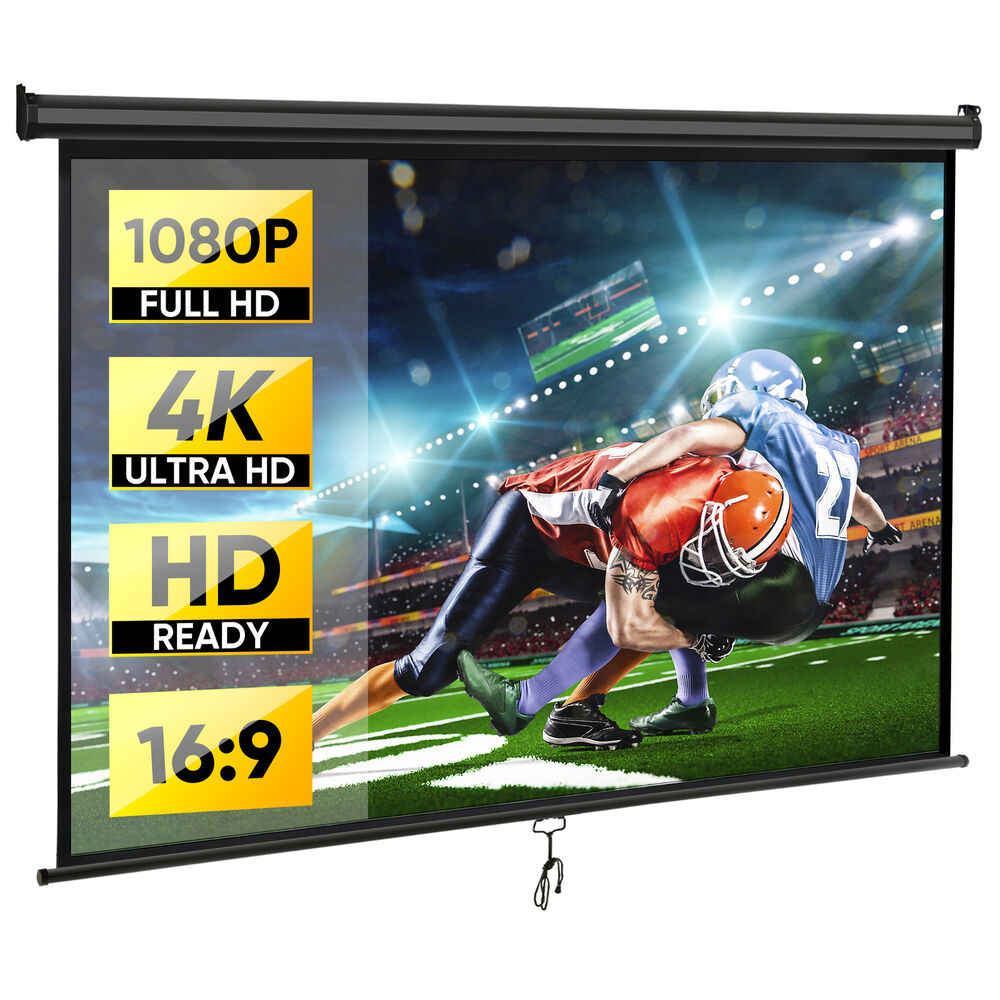80 Inch 16:9 HD Projector Screen for Home Cinema