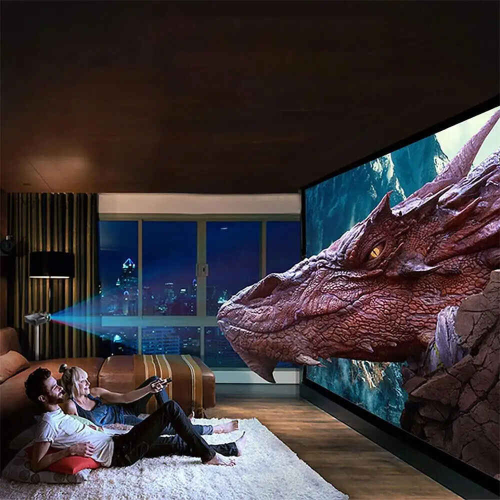 High Brightness 16:9 3D HD 4K Metal Projector Screen