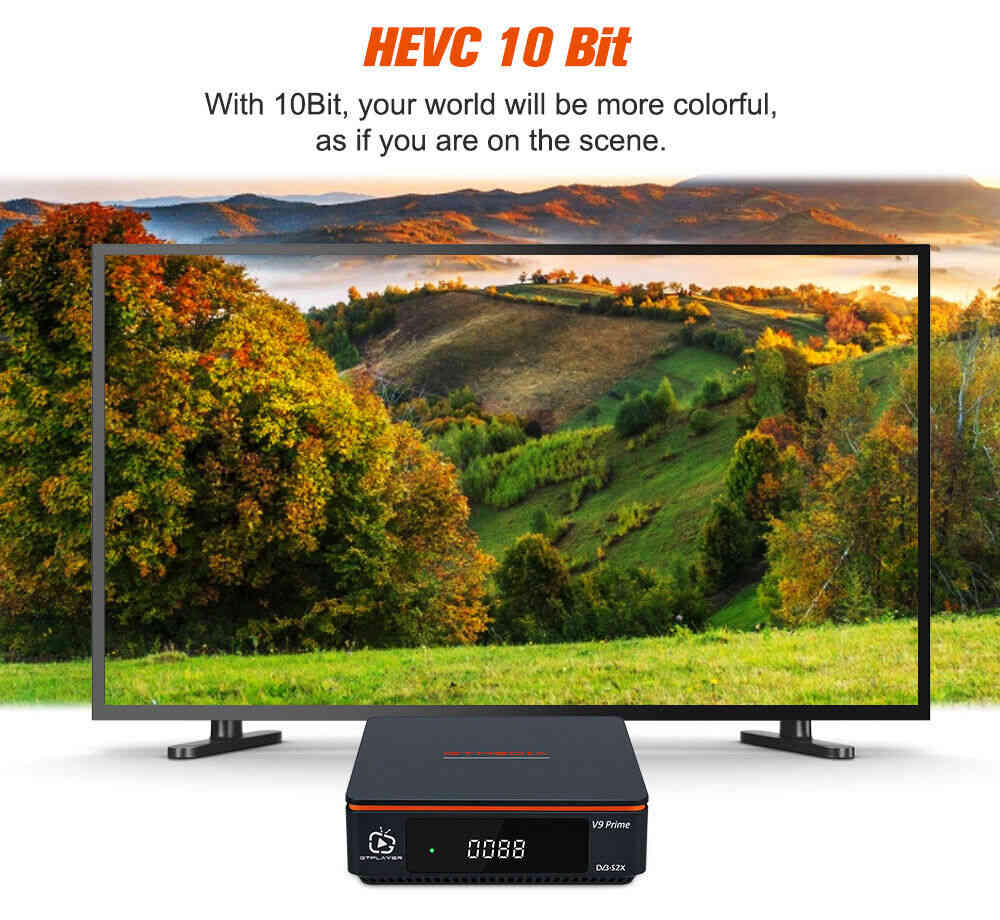 GTMedia Digital TV Satellite Receiver with USB and WIFI