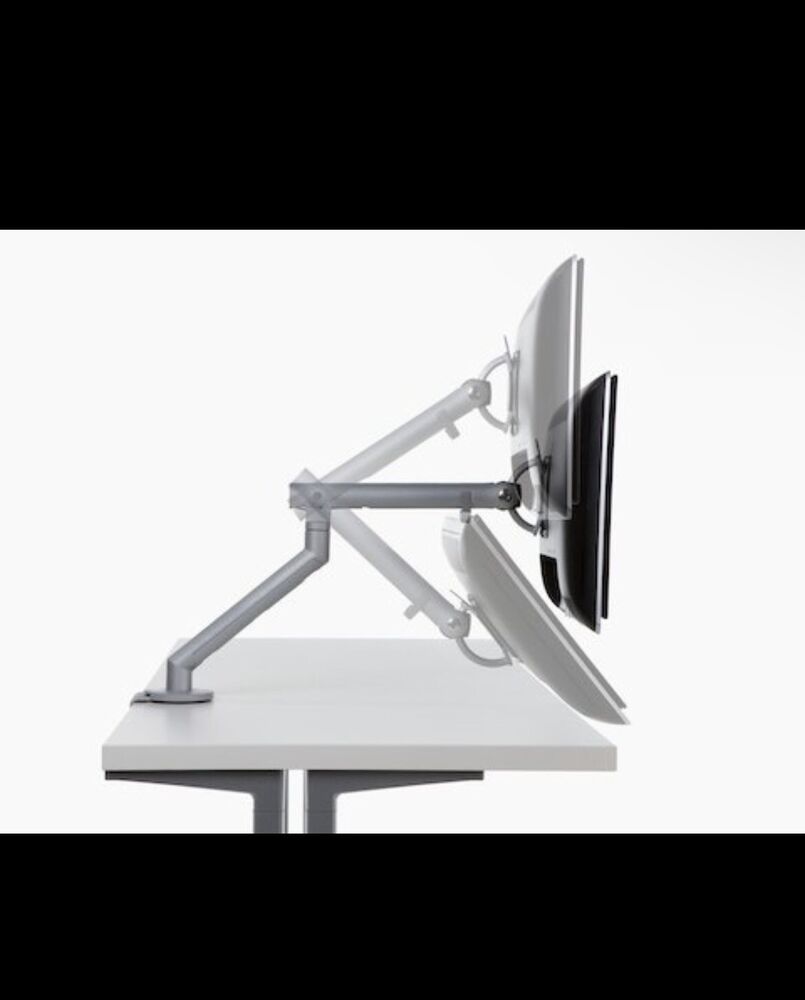 Herman Miller FLO Arm Single Adjustable VESA Monitor Mount Stand