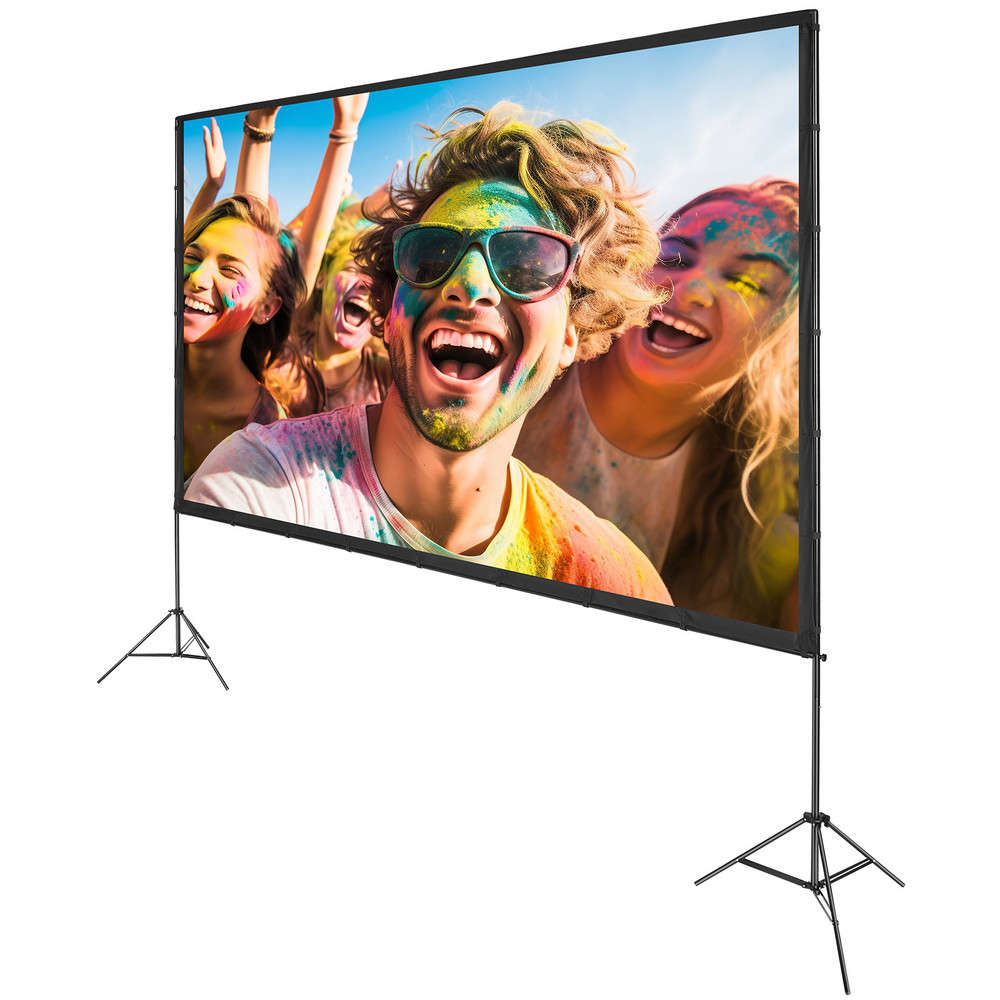 150 Inch 16:9 4K HD Projector Screen with Stand