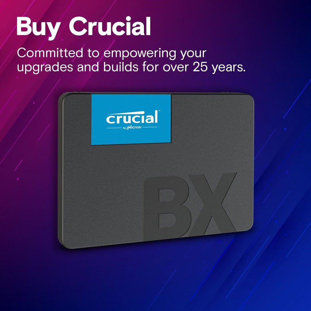 Crucial BX500 1TB 2.5 SATA 3D NAND Internal SSD