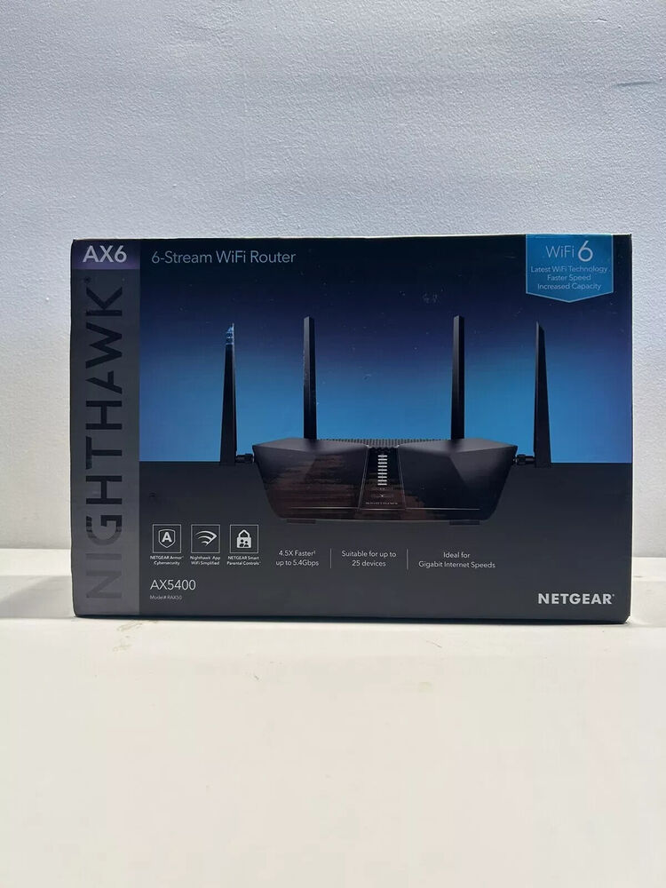 NETGEAR RAX50 Dual-Band AX5400 Wi-Fi 6 Router