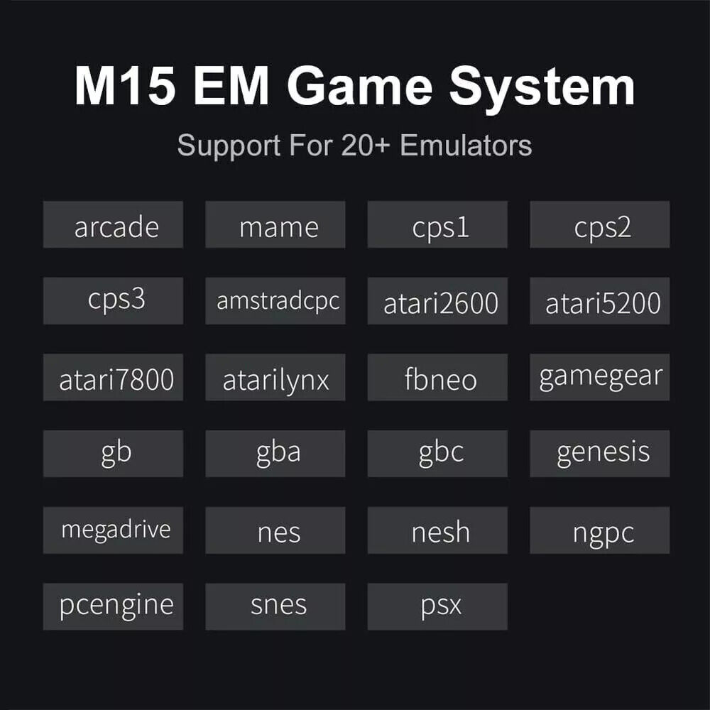 M15 4K 64G HDMI TV Video Game Stick with Gamepad and 2 Wireless Controllers