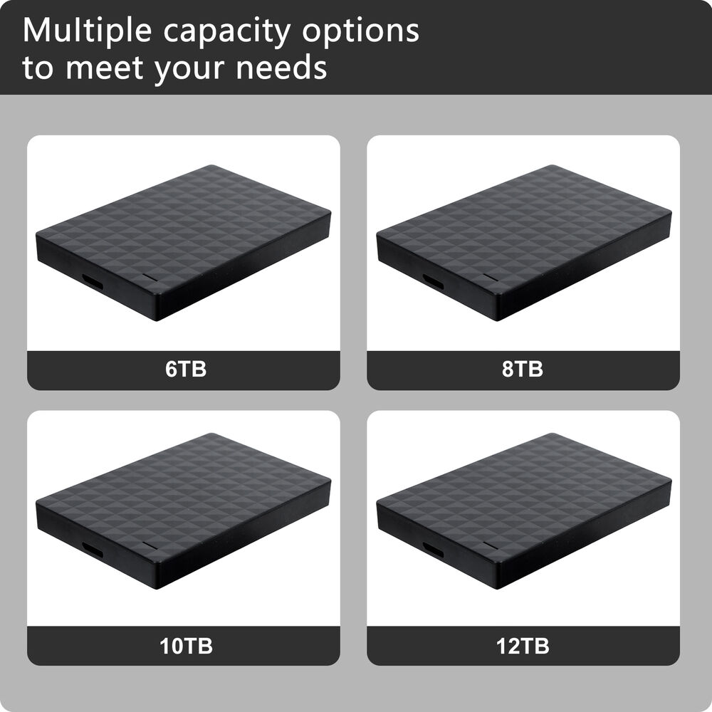 High-Speed Portable USB 3.0 External Hard Drive with Massive Storage Capacity