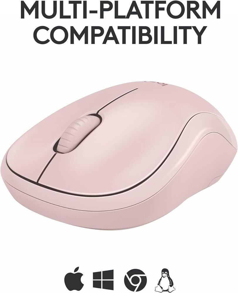 Logitech M240 Silent Wireless Mouse - Rose