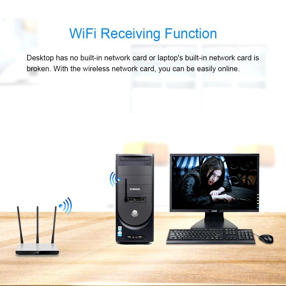 Wireless IPTV Receiver Set-Top Box with WiFi and USB Network Card