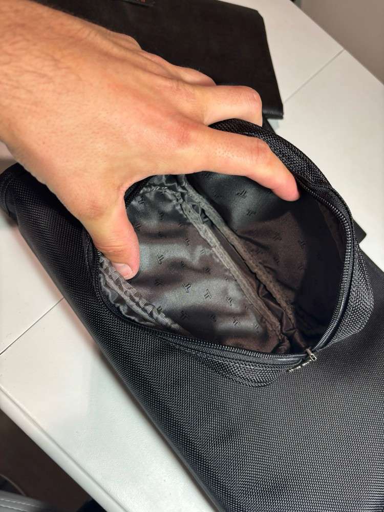 TUMI Alpha Black Ballistic Nylon Padded Laptop Binder Plus Accessories