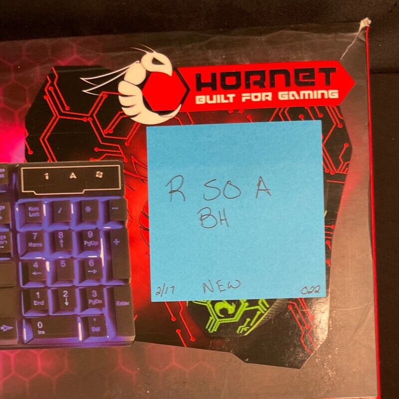 Orzly RX250-K Black Hornet Edition USB Wired Backlit Gaming Keyboard