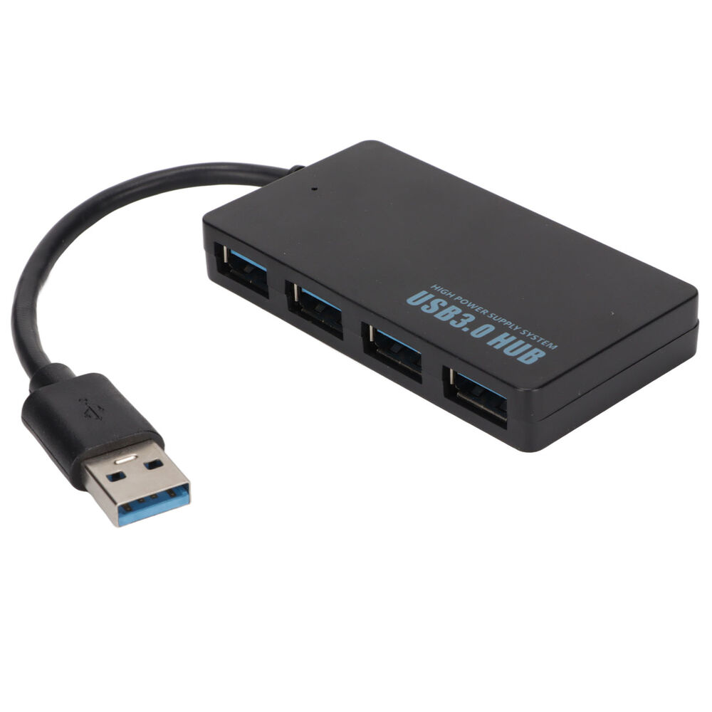 High-Speed 4-Port USB 3.0 Hub for Data Transfer