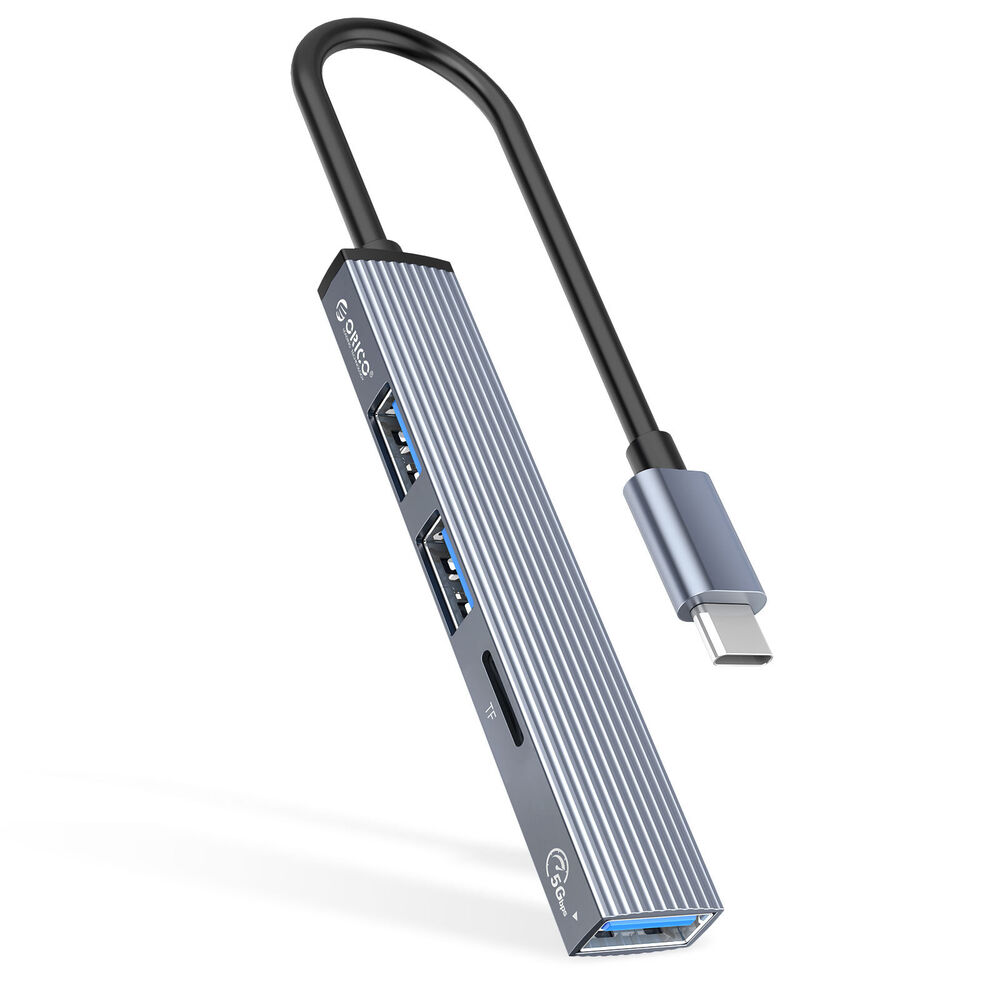 ORICO Aluminum Type C HUB 4 Port USB 3.0 2.0 Ultra Slim Card Reader