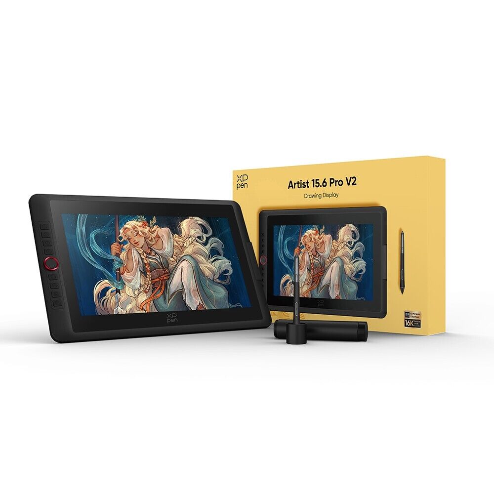 XP-Pen Artist 15.6 Pro V2 Graphics Tablet with X3 Pro Stylus