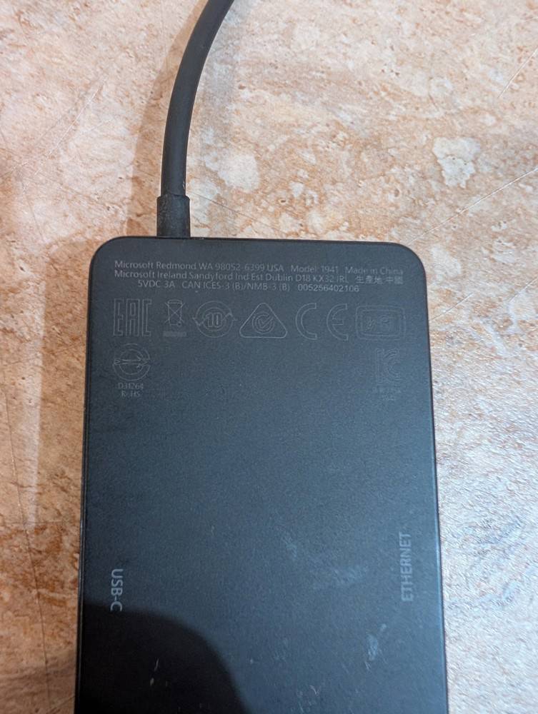 Microsoft USB-C Travel Hub Docking Station 1941 - Refurbished